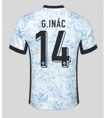 Portugal Goncalo Inacio #14 Replica Away Stadium Shirt Euro 2024 Short Sleeve